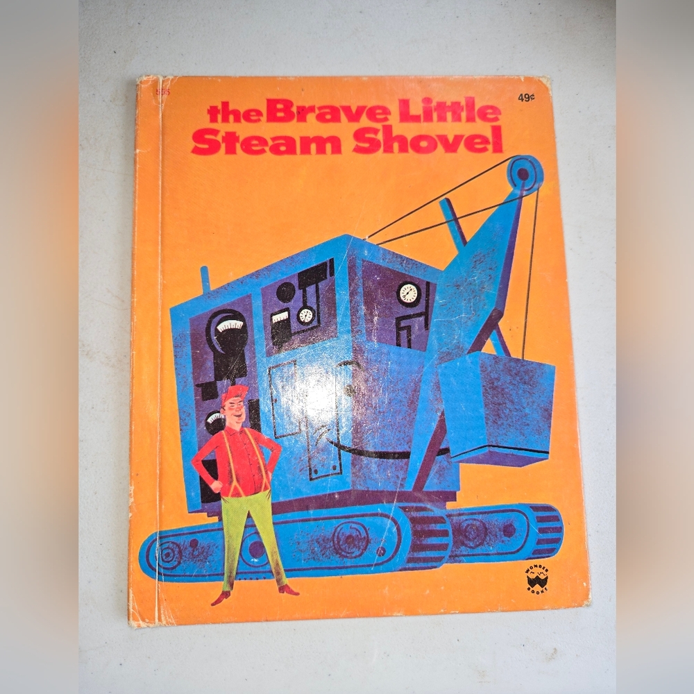 The Brave Little Steam Shovel By Alf Evers Wonder Book Vintage